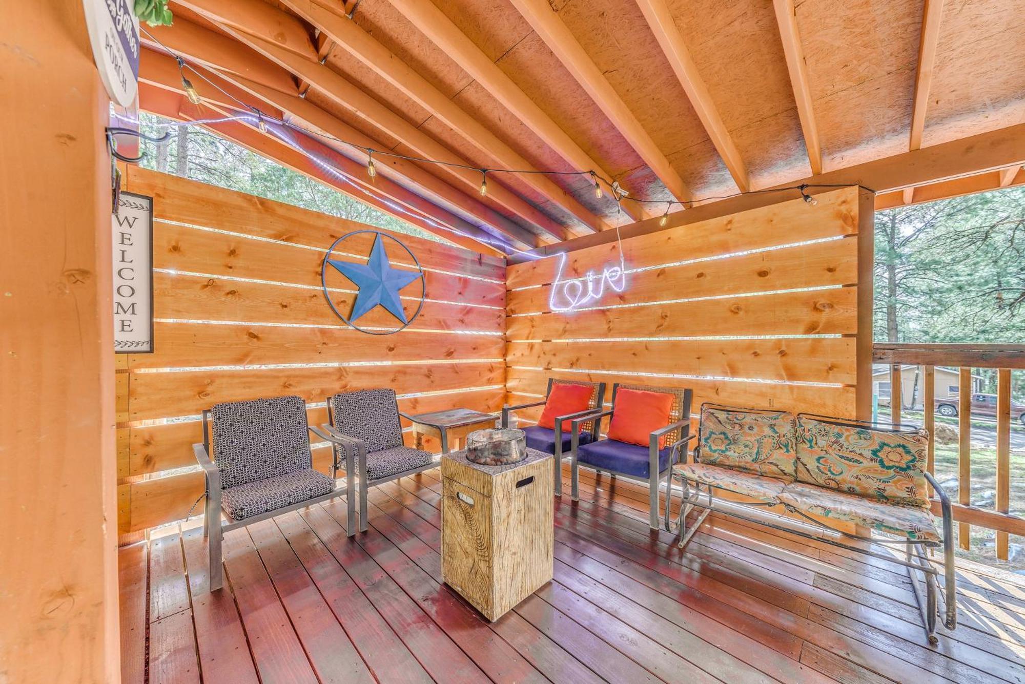 Ruidoso Cabin With Hot Tub - 2 Mi To Grindstone Lake Εξωτερικό φωτογραφία