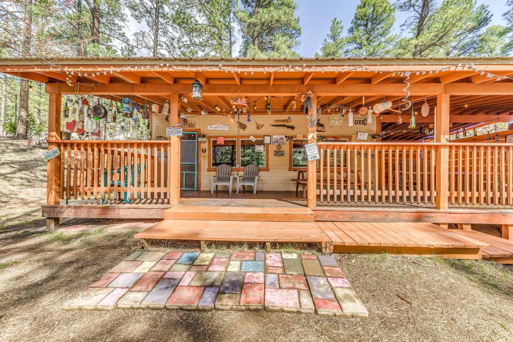 Ruidoso Cabin With Hot Tub - 2 Mi To Grindstone Lake Εξωτερικό φωτογραφία